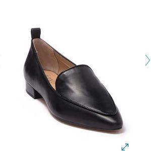 Franco Sarto Navy Studio Pointed Toe Loafer